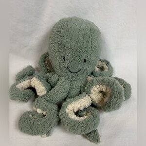 Jellycat Little Odyssey Green Octopus Plush Stuffed Animal Soft Toy Ocean Small